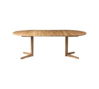 FDB Møbler Table à manger C69E Ry avec 2 rallonges Oak nature oiled