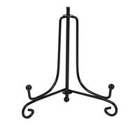Fdit 1 pcs 4 "- 12" fer présentoir chevalet classique présentoir noir fer chevalet support de plaque support bol assiette cadre photo livre(3 #)