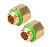 Fdit 2pcs Adaptateur Réducteur de Pulvérisateur Haute Pression Filetage Externe Filetage Interne G1 4 G38 G3 8 Connecteur motorisé G14 Ensemble de Machine de Pulvérisation pour