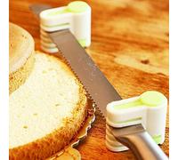 Fdit 4 Pièces Bricolage Râpe à Gâteau -pain Niveleur 5 Couches Diviseur Auxiliaire en Couches de Gâteau Réglable avec Ressorts en Acier Inoxydable pour Trancher des Gâteaux en