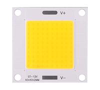 Fdit 5 Pcs 50 W COB LED Intégré Lampe Puce Haute Puissance Economie D'énergie Emetteurs de Lumière Composants pour Bricolage Ampoule Projecteur DC 12~14 V(Blanc Chaud)