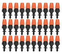 Fdit 50Pcs Brumisation pour Irrigation Goutte Kit Brumisateur, Arrosage Goutte à Goutte Buses de d'Irrigation par Egouttement de Jardin Réglable Ensemble d'Atomiseur de Tête d'Arroseuse