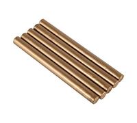 Fdit 5Pcs Bâtonnets de Cire à Cacheter Sceau Cachet Bâtis 10 Couleurs Manuscrit D'étanchéité pour Vintage Anniversaire De Mariage Cartes D'invitation(Bronze)