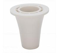 Fdit Adaptateur de Réducteur de Nettoyeur de Piscine, Remplacement Automatique de Réducteur de Cône de Nettoyeur de Piscine et de Spa en Caoutchouc pour Trous D'écumoire de 1,25 1,5 2 (White)