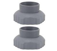 Fdit Adaptateur de Tuyau de Piscine pour écumoire de Piscine Hors Sol11239, 2 Pièces en Plastique, Polyvalent, Compatible avec Les Raccords Muraux
