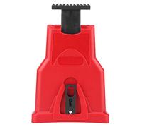Fdit Affûteur de Chaîne, Outil D'affûtage de Tronçonneuse monté sur Barre pour Une Restauration Rapide et Efficace des Dents, Compact et Portable avec Meule de Précision (Rouge)