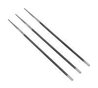 Fdit Affûteur de Limes pour Tronçonneuse, Limes D'affûtage pour Tronçonneuse, Rondes pour, Acier à Roulement de 4,8 Mm, Ensemble de 3 Pièces avec Tige Droite pour
