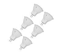 Fdit Ampoule LED MR11 GU4 4W 220V, luminosité Variable 360LM, Lumière Douce, Faisceau de 120 Degrés avec Base en Céramique pour éclairage Paysager Intérieur et Extérieur (lumière blanche)