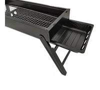 Fdit Barbecue à Charbon Portable, Gril Pliable avec Pieds Rabattables et