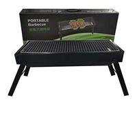 Fdit Barbecue à Charbon Portable, Gril Pliable avec Pieds Rabattables et