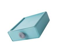 Fdit Boîte de Rangement à Tiroir Multifonctionnelle, Organisateur Pratique pour les Cosmétiques de Bureau et la Papeterie, Construction en Plastique (GREEN)