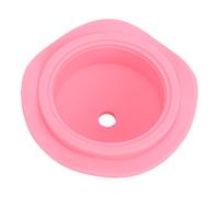 Fdit Bouchon de Bouteille D'eau en Silicone, Couvercle en Forme de Chapeau avec Remplacement de Trou de Paille (PINK)