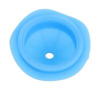 Fdit Bouchon de Bouteille D'eau en Silicone, Couvercle en Forme de Chapeau avec Remplacement de Trou de Paille (BLUE)