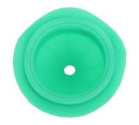 Fdit Bouchon de Bouteille D'eau en Silicone, Couvercle en Forme de Chapeau avec Remplacement de Trou de Paille (GREEN)