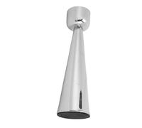 Fdit Bougeoir Conique Décoratif élégant Support en Métal Vintage pour Occasions Spéciales Maison 5x21.6x6.3cm (Silver)