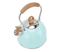 Fdit Bouilloire à thé sur Cuisinière Bouilloire à thé Sifflante en Acier Inoxydable de 2,5 L avec Poignée Ergonomique Cool Touch et Base Chauffante Rapide pour Cuisinière,
