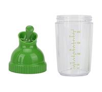 Fdit Bouteille de Mélangeur de Vinaigrette, Shaker de Vinaigrette, Bouteille de Vinaigrette 200 Ml Shaker de Vinaigrette Récipient de Vinaigrette (Vert)