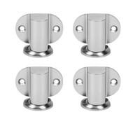 Fdit Butée de Porte, Paquet de 4 Supports Magnétiques au Sol en Alliage de Zinc Robuste