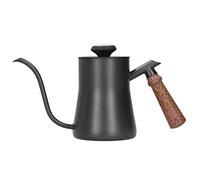 Fdit Cafetière, Bouilloire à Col de Cygne en Acier Inoxydable, 650 Ml | Bec en Col de Cygne pour le Contrôle du Débit, Thermomètre Surveille la Température D'infusion, pour L'infusion du café à