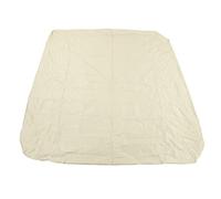 Fdit Carré Imperméable à l'eau 190 Enduit d'argent Polyester Taff Résistant aux Intempéries Bain à Remous Couverture de Spa Protecteur Bain équipement de Protection des Sources Chaudes (Beige)
