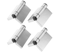 Fdit Charnière à Ressort en Acier Inoxydable, Fermeture Automatique Durable pour Armoires et Penderies, 3,1x1,8 Pouces, 4 Pièces