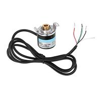 Fdit Codeur Rotatif, 6 mm/8 mm Codeur à Arbre Creux AB 2 Phases pour pièces d'automatisation Industrielle, 3000 à 6000 TR/Min, 5-24 V CC(400B)