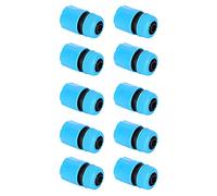 Fdit Connecteur Rapide G1/2 Pouces, Paquet de 10 Adaptateurs de Tuyau d'eau, Joint de Mamelon pour L'irrigation du Jardin, Pelouse, Lavage de Voiture avec Joint Mobile, Démontage Facile