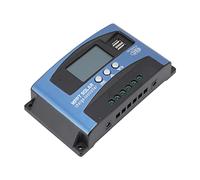Fdit Contrôleur de Charge Solaire avec écran LCD, Suivi Précis de L'énergie pour Applications Industrielles, PVC 80A, Taille 6,61 X 3,70 X 1,18 Pouces (40A)
