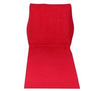 Fdit Coussin Gonflable Triangulaire de Soutien Lombaire, en Tissu floqué PVC Souple, Ultra-élastique et Antimicrobien, pour une Utilisation Intérieure et extérieure. (rouge)