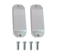 Fdit Couvercle D'interrupteur D'éclairage, Conception de Verrouillage Coulissant pour Interrupteurs à Bascule Standard (WHITE)