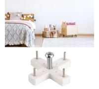 Fdit Crochets Muraux Invisibles 4 Pack, Crochets sans Perçage pour Cloisons Sèches Mur Ciment, avec Plastique Haute ténacité Métal, pour Accrocher Décorations