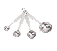 Fdit Cuillères Mesureuses en Acier Inoxydable Set de 4 Accessoires de