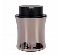 Fdit Distributeur de Savon Moussant avec Pompe et Bougeoir en Acier Inoxydable, capacité de 300 ML, Idéal pour Un Cadeau de Pendaison de Crémaillère (Black)