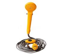 Fdit Douche Extérieure Portable, Douche de Voiture de Douche de Camping avec Volume d'eau Réglable 12V DC pour Lavage de Voiture à Lavage de Légumes pour Animaux de Compagnie