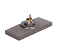 Fdit Drain de Sol Rectangulaire, Acier Inoxydable 304, Gris cuivré | Grand Débit pour Salle de Bain, Couvercle Amovible avec Filtre à Cheveux, Joint Anti-odeur à Ressort gravité, Convient à la