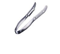 Fdit Éplucheur à Légumes en Acier Inoxydable, Lame Rotative Flexible, pour Carotte, Courgette et Concombre (Argent,1)