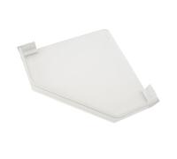 Fdit Étagère de Rangement en Acrylique pour Salle de Bain, Organisateur Mural sans Perçage pour Les Petits Espaces, Finition Crème Durable (Triangulaire)