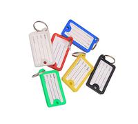 Fdit Étiquettes de Clés 72 Pièces avec Feuilles de Protection en Plastique pour Organisation à Domicile, Bureau et école