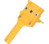 Fdit Gabarit de Cheville à Centrage Automatique, 41 Pièces, Guide de Perçage Réglable pour le Travail du Bois avec Bague Métallique de 6 Mm, 8 Mm, 10 pour Joints de Chevilles à (YELLOW)