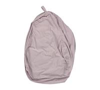 Fdit Grande Housse de Pouf en Velours côtelé Doux et Lavable avec Fermeture éclair Robuste pour Adolescents et Adultes, Lecture de Jeu (Gris Clair)