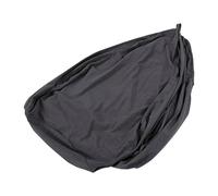 Fdit Grande Housse de Pouf en Velours côtelé Lavable avec Fermeture éclair Solide et Coutures Doubles pour Enfants et Adultes (Gris foncé)
