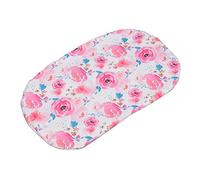Fdit Housse de Berceau pour bébé, Douce, Respirante, Lavable, pour Chaise Longue pour nouveau-né, Adaptée aux Quatre Saisons (Fleur rose tachée)