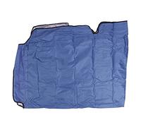Fdit Housse Supérieure de Balançoire Imperméable en Taffetas de Polyester 190T, Protection de Chaise Pivotante D'extérieur pour Jardin 3 Places avec Sangles Réglables (Trois Places 190 * 132 * 15cm)