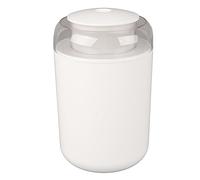 Fdit Humidificateur Veilleuse Silencieux, Grand Jet Fin, Aromathérapie, pour Chambre à Coucher, Bureau, 1,2 L, Plastique Blanc