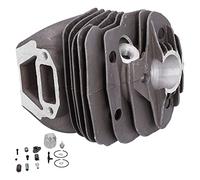 Fdit Kit Cylindre-Piston Pièces de Rechange 51mm pour Scie à Chaîne 575 575Xp 570, avec Alliage D'aluminium Résistant à l'usure et à la Corrosion