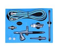 Fdit Kit D'aérographe G1/8, Outil de Démarrage de Pistolet de Pulvérisation de Haute Précision pour la Décoration de la Maison et L' de Modèles