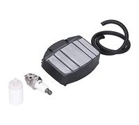 Fdit Kit de Filtre à Air pour Tronçonneuse, Filtre à Carburant, Conduite de | Plastique Silicone Fer de Haute qualité, Kit D’entretien de Tronçonneuse Durable, Installation Facile pour Husqvarna 357,