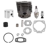 Fdit Kit de Joint de Piston de Cylindre pour 50 51 55 Rancher Nikasil Moteur Patio Pelouse Jardin Générateurs Extérieurs Pièces de Rechange pour Tronçonneuse Moteur