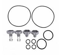 Fdit Kit de Joint de Pompe à Filtre, 12 Pièces de Rechange pour Pompe de Filtre de Piscine, Joints ABS et Jeu de Joints Toriques pour L'entretien de L'équipement