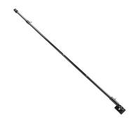 Fdit Kit de Mât de Drapeau en Acier Inoxydable de 6 Pieds, Fixation Murale Réglable, pour Patios de Maison, Conception Résistante aux Intempéries (Black)